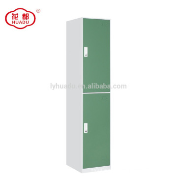 luoyang huadu steel office furniture 2 door student clothes locker storage cabinet